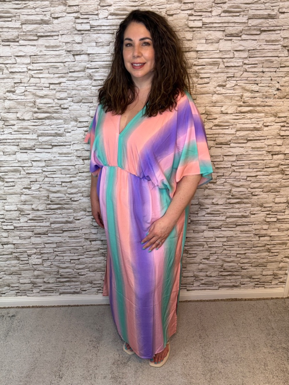 Jess Lea Colorful Stripe Dress